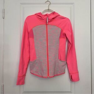 Ivivva by Lululemon Pink Gray Ready to Perform Sweater